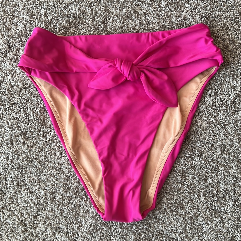 J. Crew Tie High-Rise Bikini Bottom
